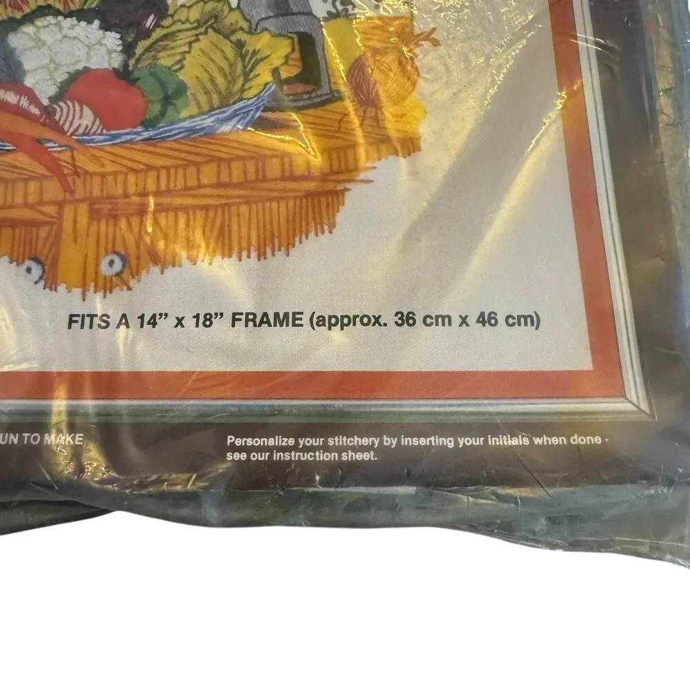 Paragon Stitchery‎ Crewel “From The Garden” #0826 NEW UNOPENED Needlepoint 1981